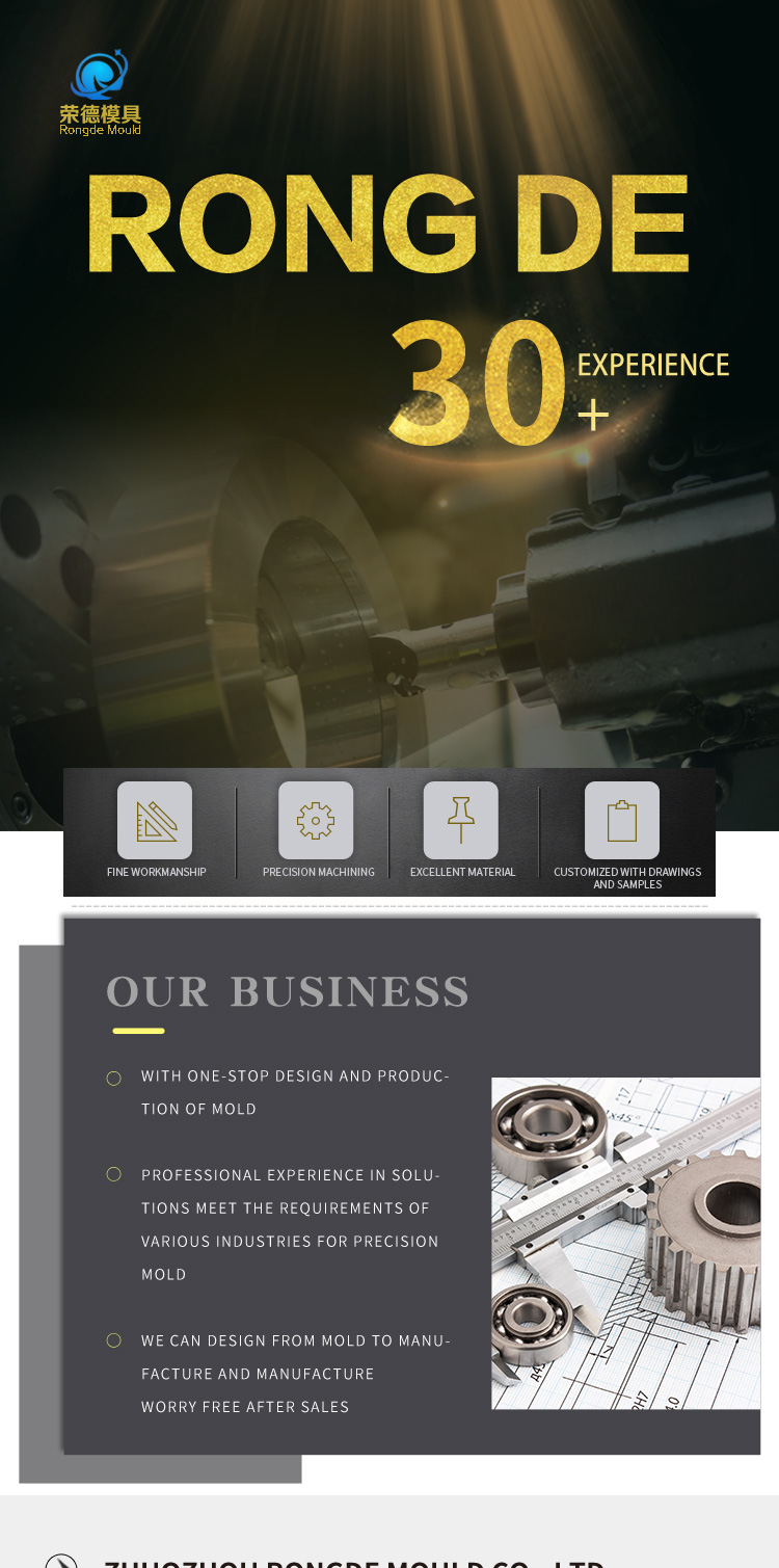 Customized Processing with Drawing or Samples Control 100% Inspected / ISO9001 System Customized Dimension Custom Mold Maker