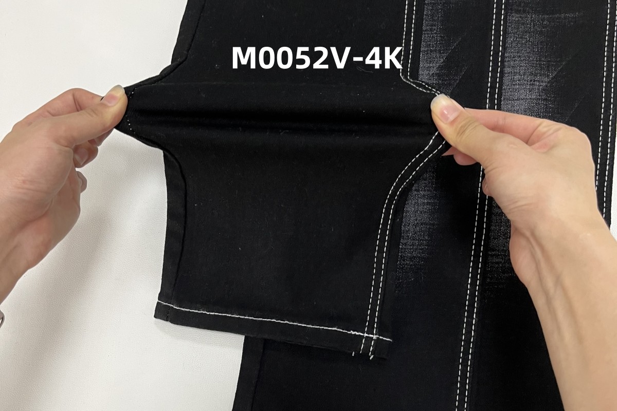 High Quality And Factory Price 11 Oz Crosshatch Slub High Stretch Woven Denim Fabric For Jeans