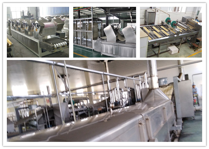 Cereal Grain Automatic Noodle Making Machine Instant Noodle Production Line 50hz Frequency
