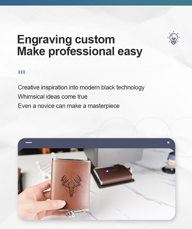 1 Max Paper Size USB Interface Laser Engraving Machine for Wood Plastic Mini Logo Printer