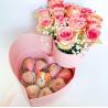 Buy cheap Customized Sizes and Double Layer Heart Shape Box for Strawberry Chocolate from wholesalers