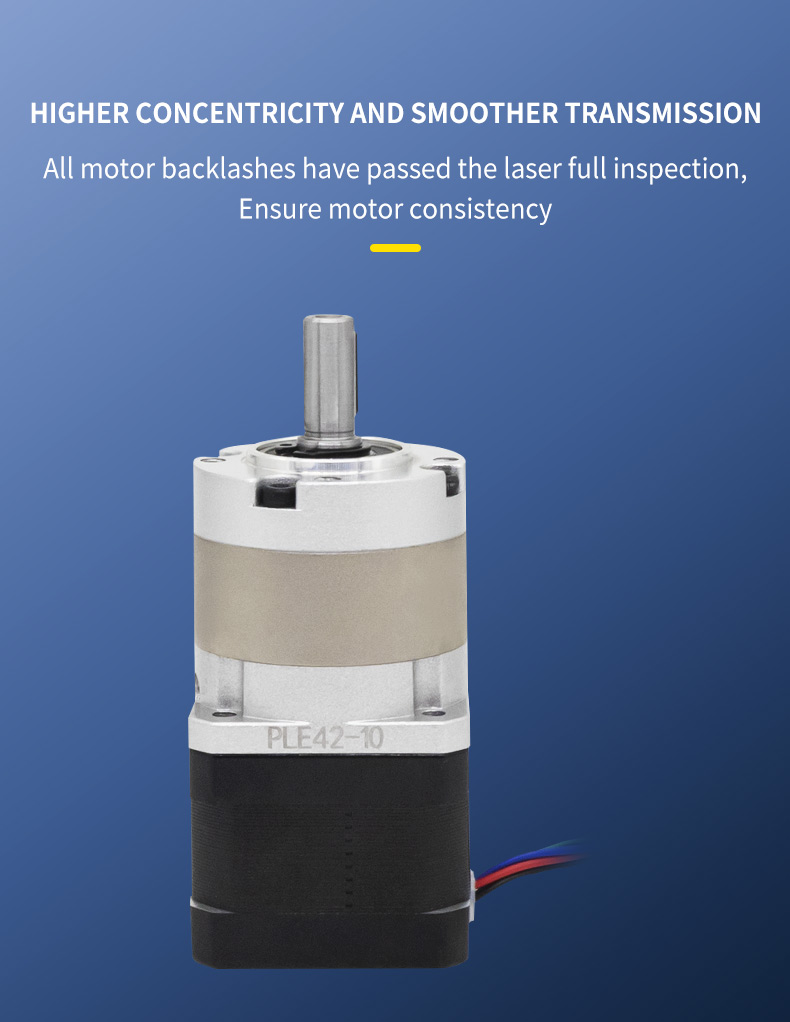 Umot Mini 42mm Stepper Motor with High Load Range of 3.0N.m-10.0N.m and Planetary Gear