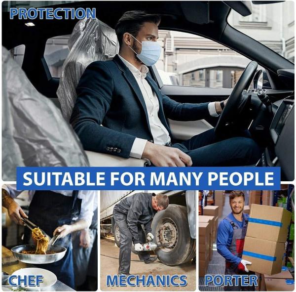 Disposable Seat Covers, Car Disposable Universal Pla Seat Covers for Airplane