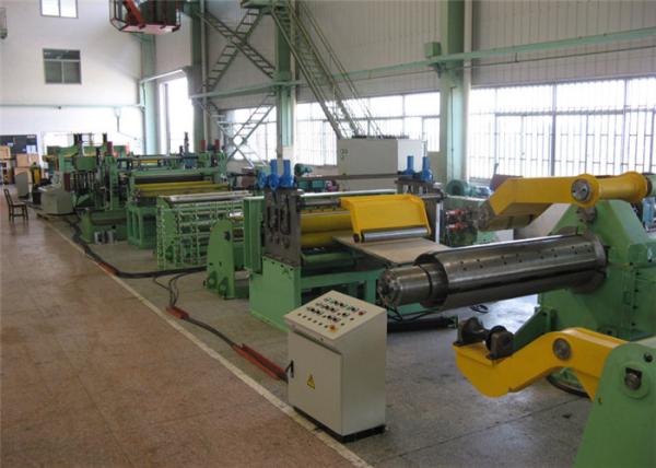 Center Cut Shear Steel Slitting Line 30 Tons Coils Weight Hydraulic Operated