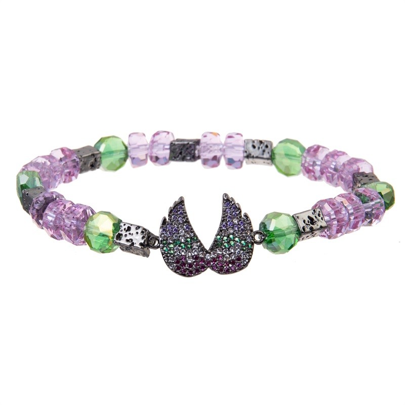 Purple Seed Shades Handmade Bead Bracelets Boho Style Set