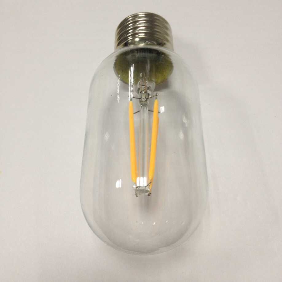 amber glass T45 4W 2W dimmable filament led bulb light medium screw base ETL UL cUL listed