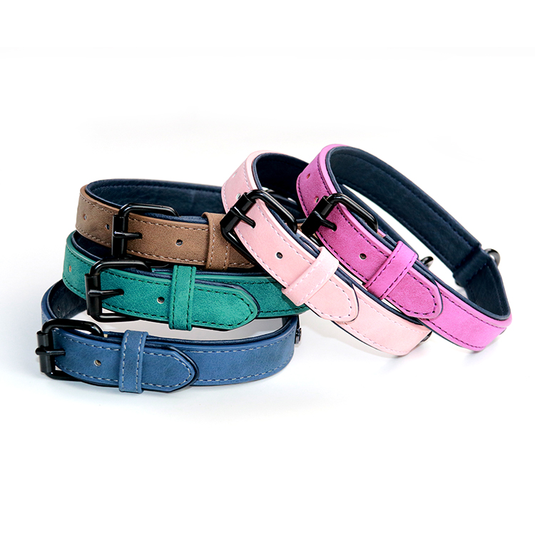 2 Inch Wide Leather Dog Collars , Pet Accessories Rope Dog Collar
