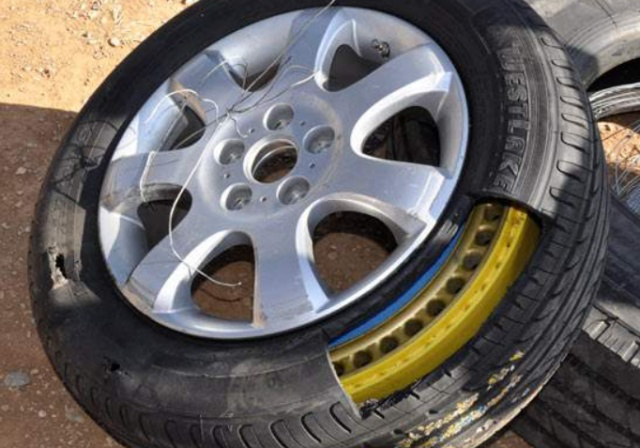 Run Flats Bands Device For Refitted Bullet Proof Vehicles Heavy Duty Wheels