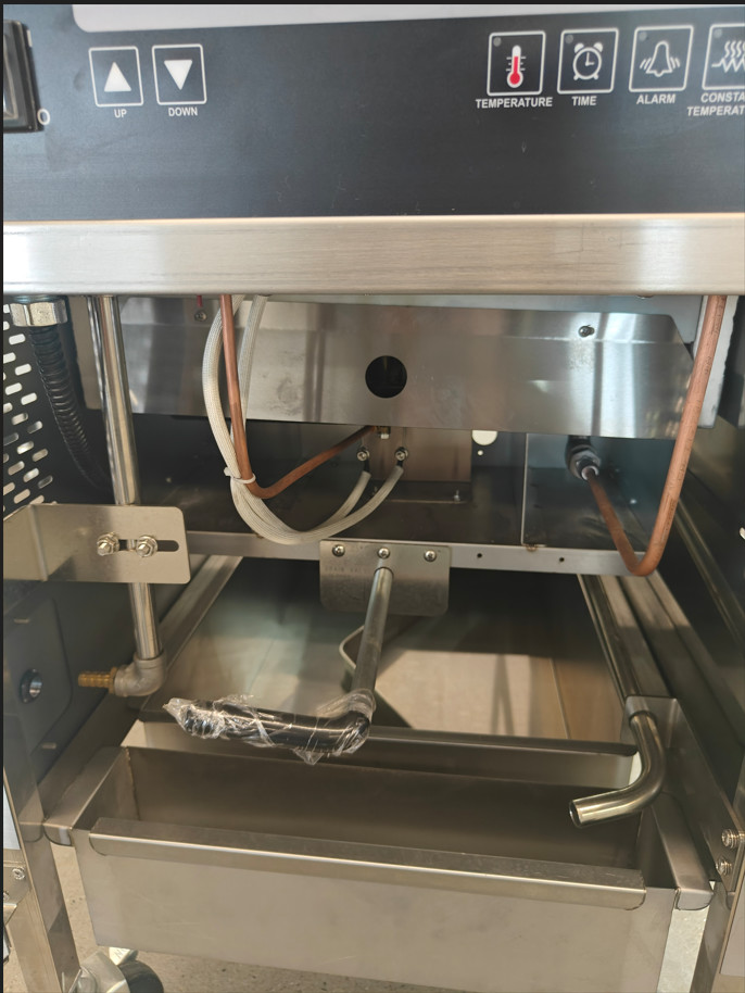 25D Compute Panel Without Filtration Gas & Electric Heating Chicken Pressure Fryer