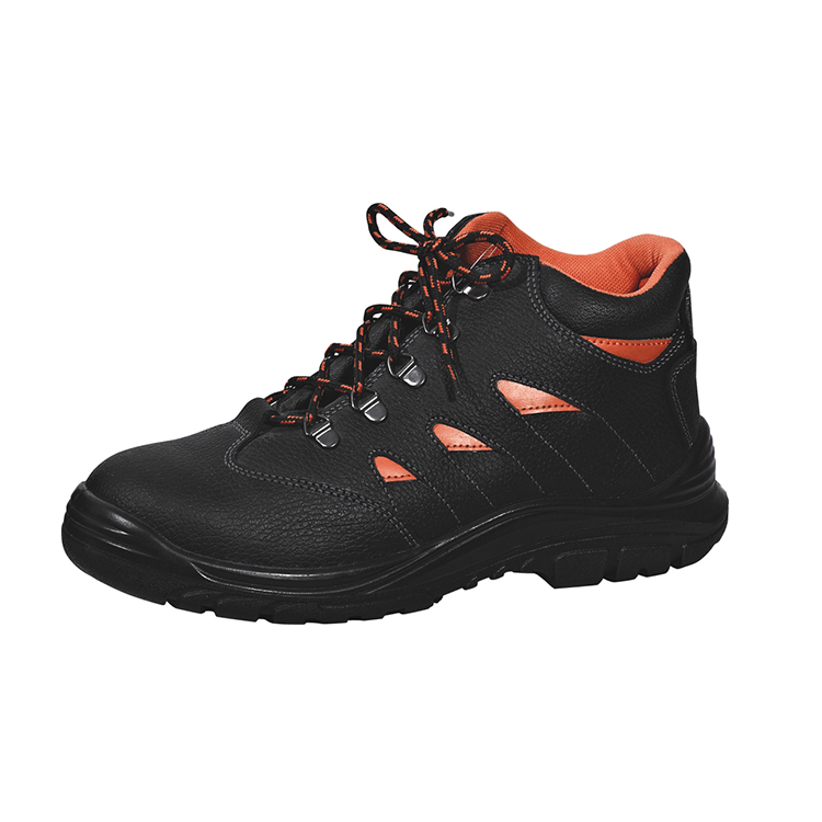 Split Leather PU Injection STEEL TOE Safety Shoes UC-385 for Workplace Protection