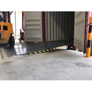 CE ISO Fixed Hydraulic Loading Dock Leveler Pit-style Electric Dock Ramp 8000KG