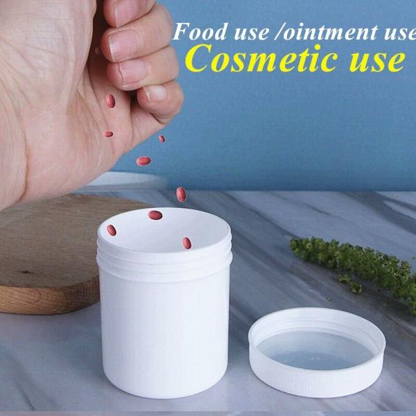 150ml 250ml 500ml 1000ml Wide Mouth Cosmetic Jars Face Cream Plastic Containers