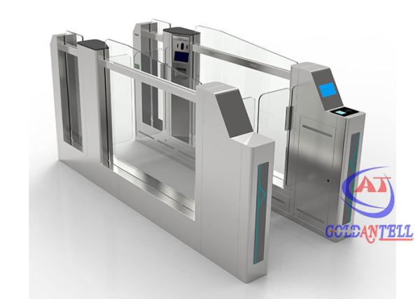 High Performance Face Thermal Turnstiles Full Height 1600mm Motorized Automatic