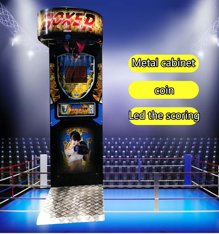 Cola Redemption Game Machine Sports Playing Hit Target Arcade Game Boxing Punch Machine