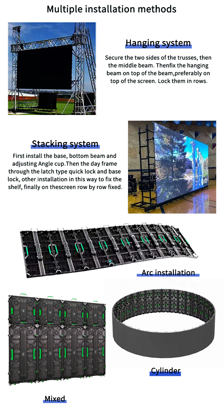 Full Color Indoor Rental LED Display P2.6 P2.604 For Concerts / Conferences