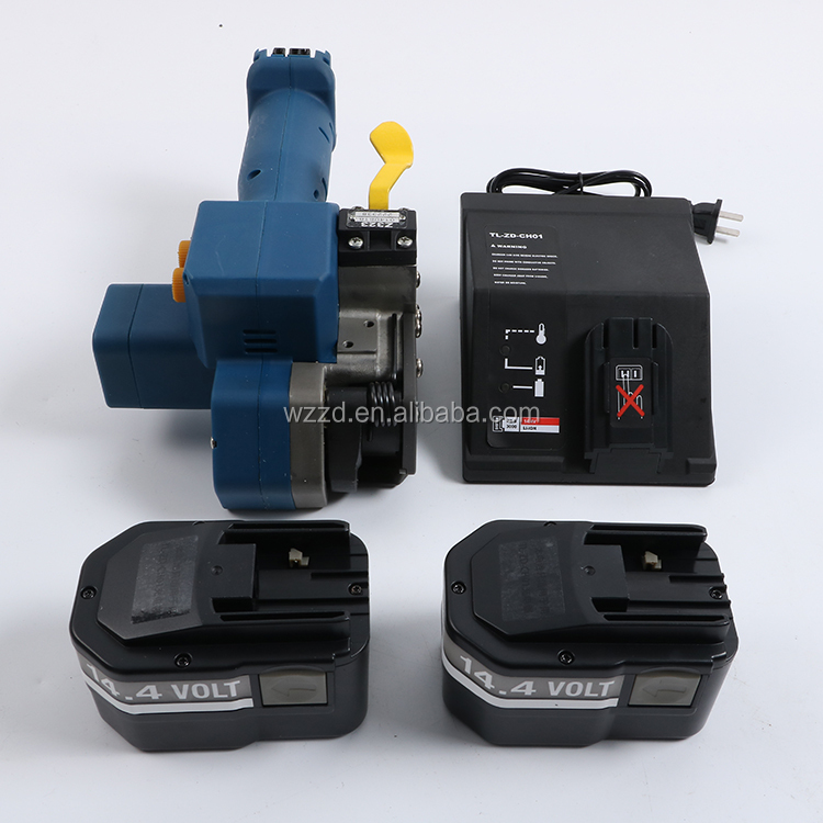 portable plastic band strapping tool battery pack pallet packaging expert