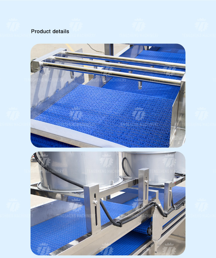 Stainless Steel Air Drying Machine Bag Drain Air Drying Automatic Vegetables And Fruits Air Drying Machine