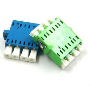 LC/PC Quad with SC Duplex Flange fiber optic adapter