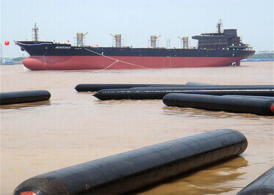 Black Marine Rubber Airbag For Launching And Salvage