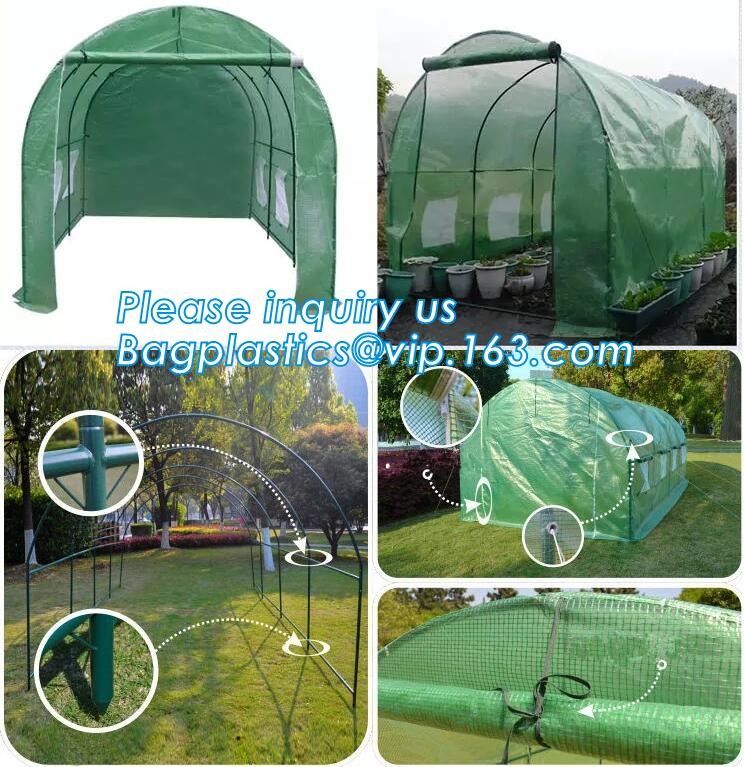 Agricultural Glass Green House for Commerical,Pop up Greenhouse Eco-friendly Fiberglass Poles Overlong Cover 98"x49"x53"