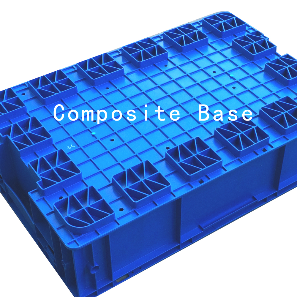 48L Large Plastic Turnover Box For Auto Parts Storage Customized Color