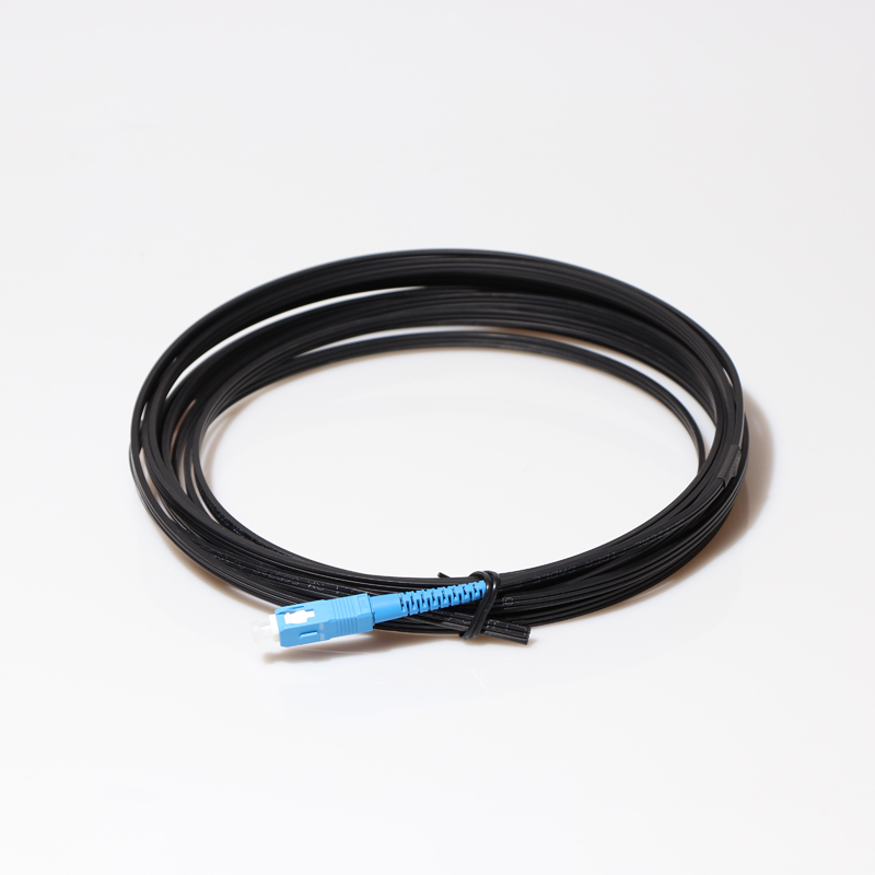 SC APC UPC FTTH Fiber Optic Drop Cable G657A G652D Simplex Duplex
