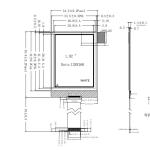 Customize OEM 12864 0.96 Inch SSD1315Z I2C Oled Display Module