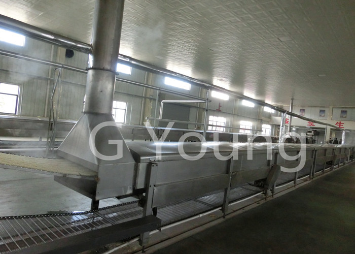 50 000 Cakes Automatic Noodle Making Machine , Noodle Making Equipment 75g Per Cake