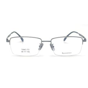 TD047 Titanium Frame with Rectangle Eye Shape