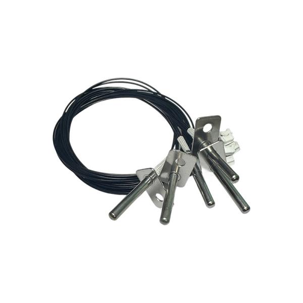 T Shape NTC Temperature Sensor 100K 1% 3950 For Microwave Oven Toaster Oil