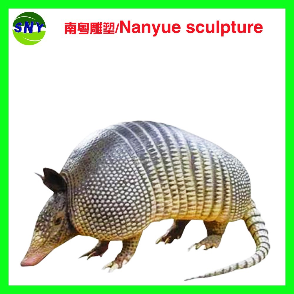 life size animal statue pangolin props model fiberglass nature painting as decoration statue in garden