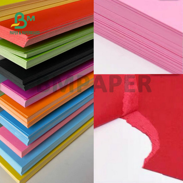 Colorful Uncoated 150g 180g Bristol Craft Paper Board For Book Covers 