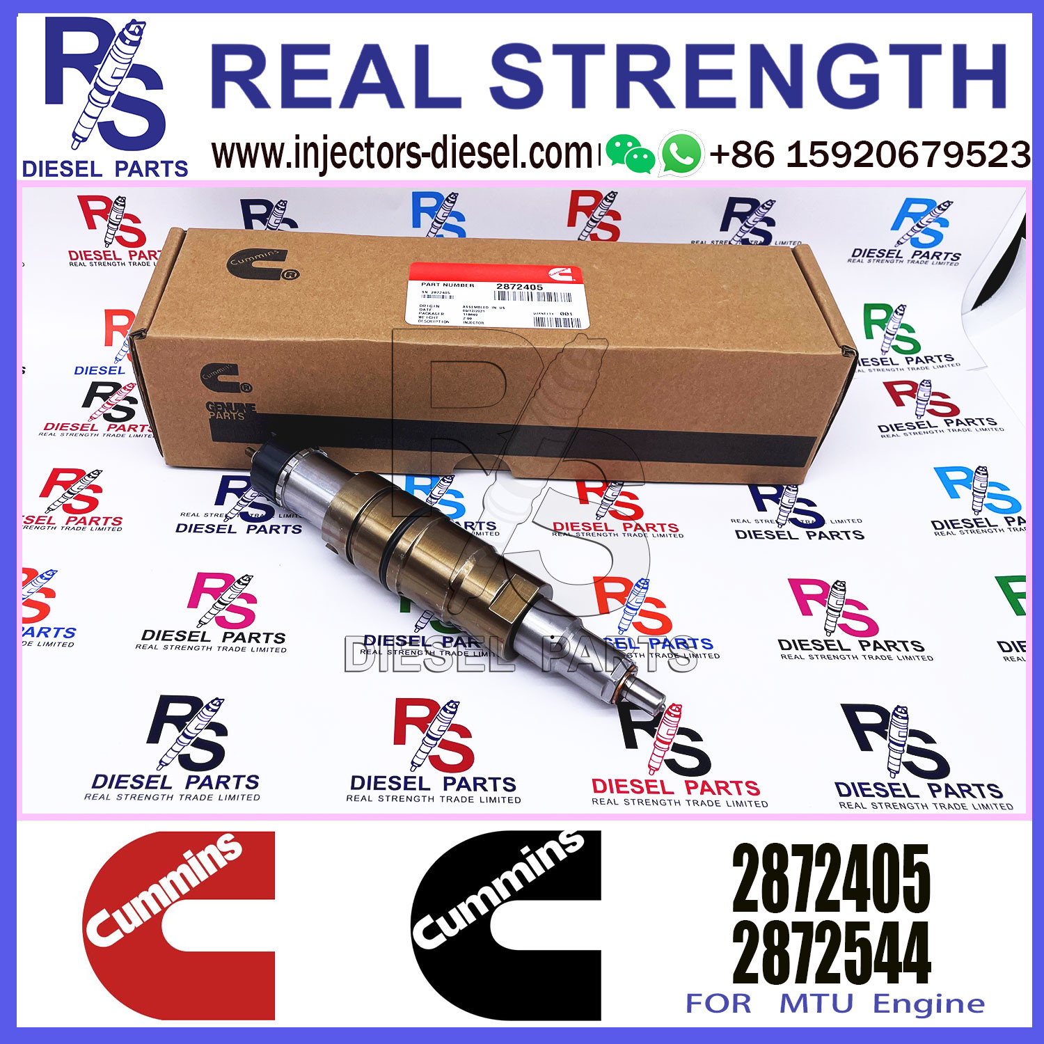 fuel injector 2894920 2872405 2897320 2488244 diesel fuel injectors for sale 2488244