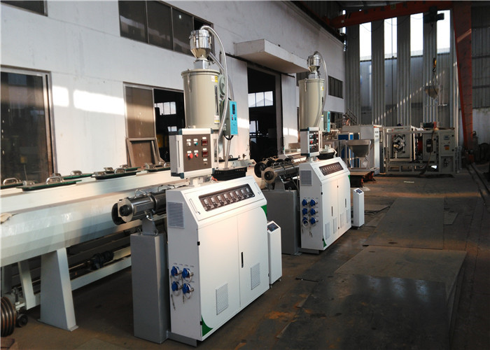 Pe / Po Single Screw Extruder Plastic Pipe Extrusion Machine