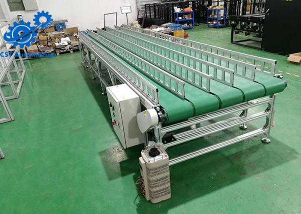 Stainless Steel Automated Conveyor Systems Food Grade Galvanized Steel Drag