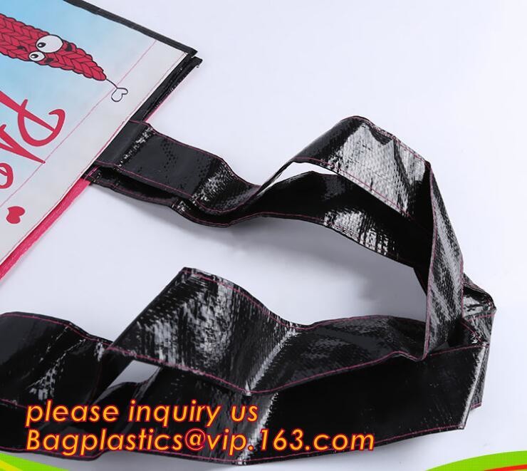 Custom Huge Luggage PP Woven Bag With Zipper Lock,PP Woven Shopping Bag,Factory customized cheap laminated pp woven shop