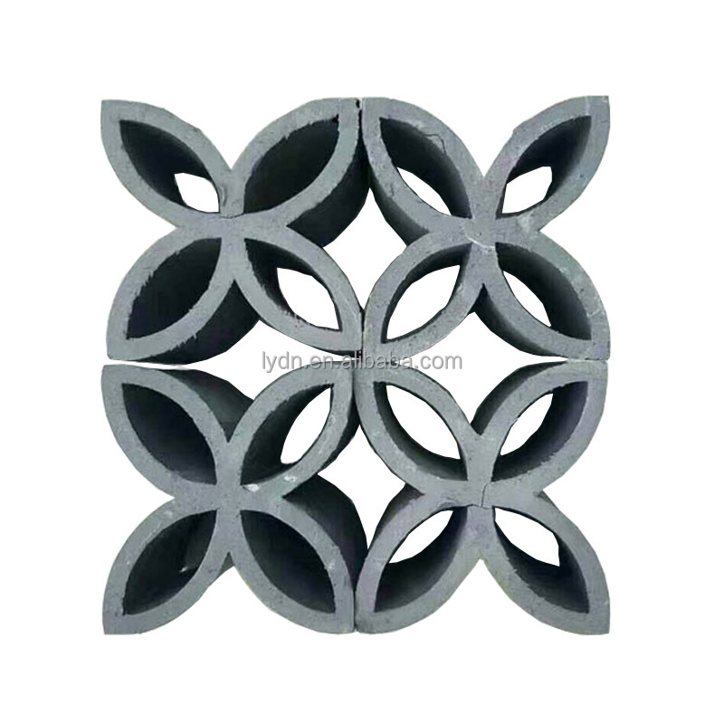 250*250*70mm Common Size Decorative Brick Wall Breeze Block Concrete with 7% Absorption