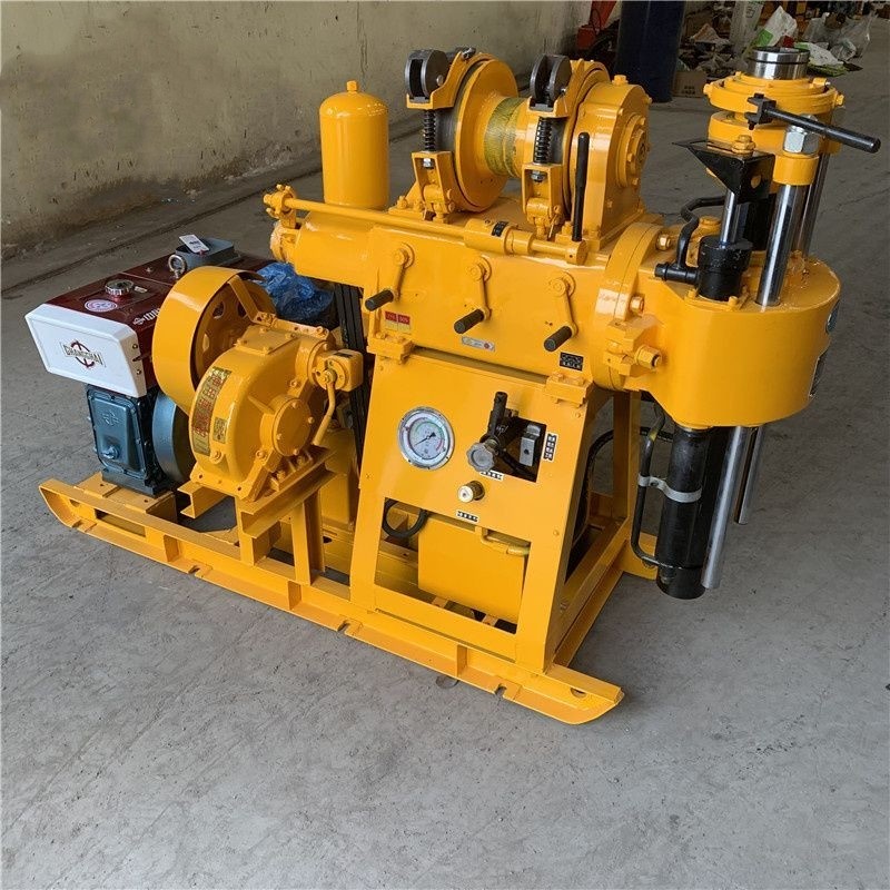 100m Drill Hole Depth Geological Drilling Rig For Basic Engineering Drilling
