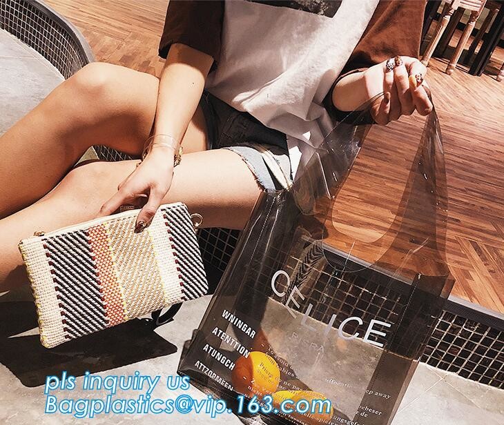 top pvc handle bag, Beach Tote waterpoof Bag Pvc Handle Bags, biodegradable PVC shopping bags die cut handle bag with lo