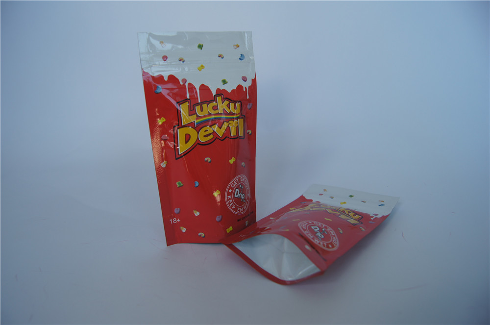 Custom Printing Stand Up Vape Package Packaging Bags with Zipper / Tear Notch