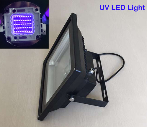 LED Flood Light 5000lm Wavelength 390-405nm 2700-7000K 50W UV With Plug CE ROHS