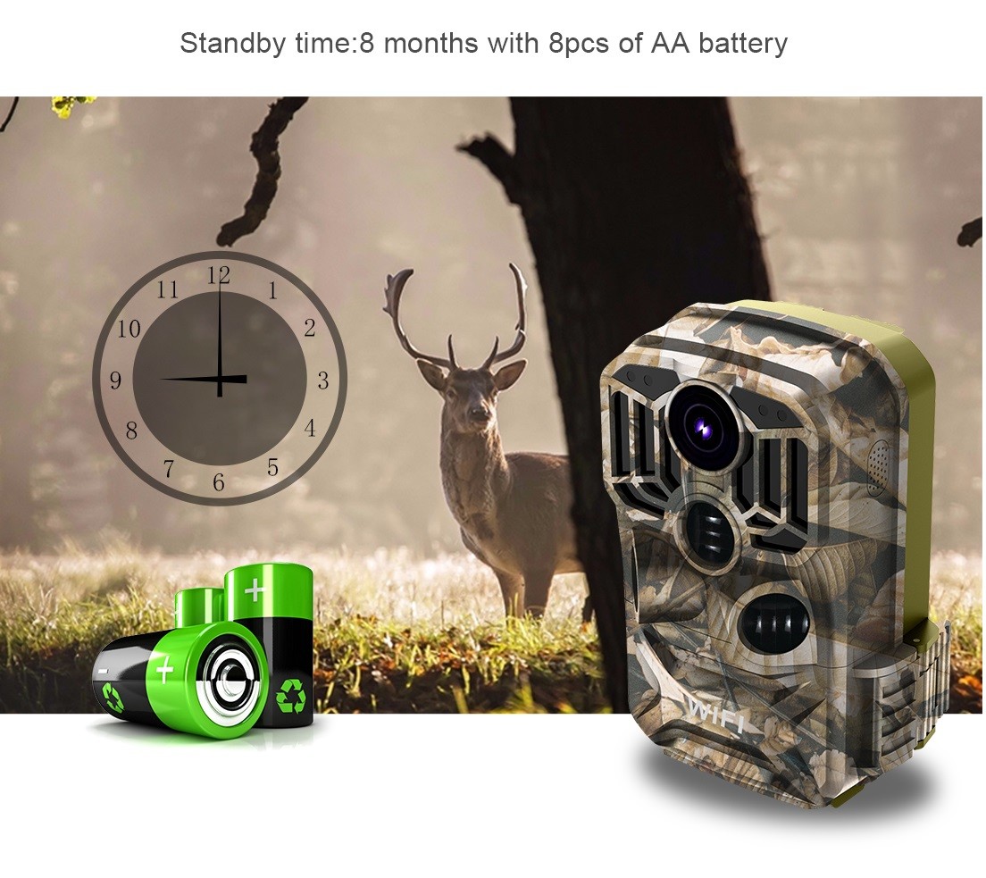Wireless Hunting Game Camera Night Vision Waterproof Wifi Outdoor Wildlife