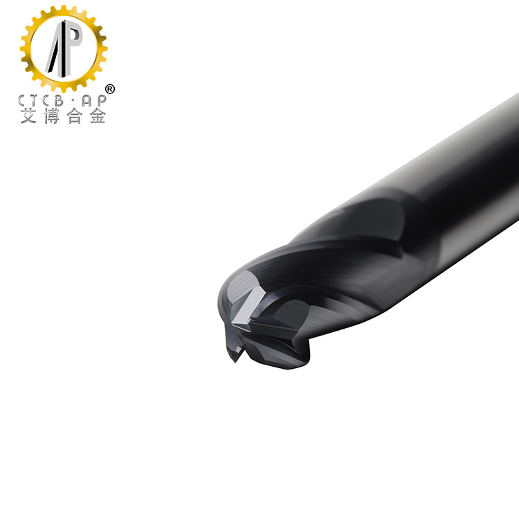 2 4 Flute R5 Tungsten Carbide End Mill With TiALN Coating