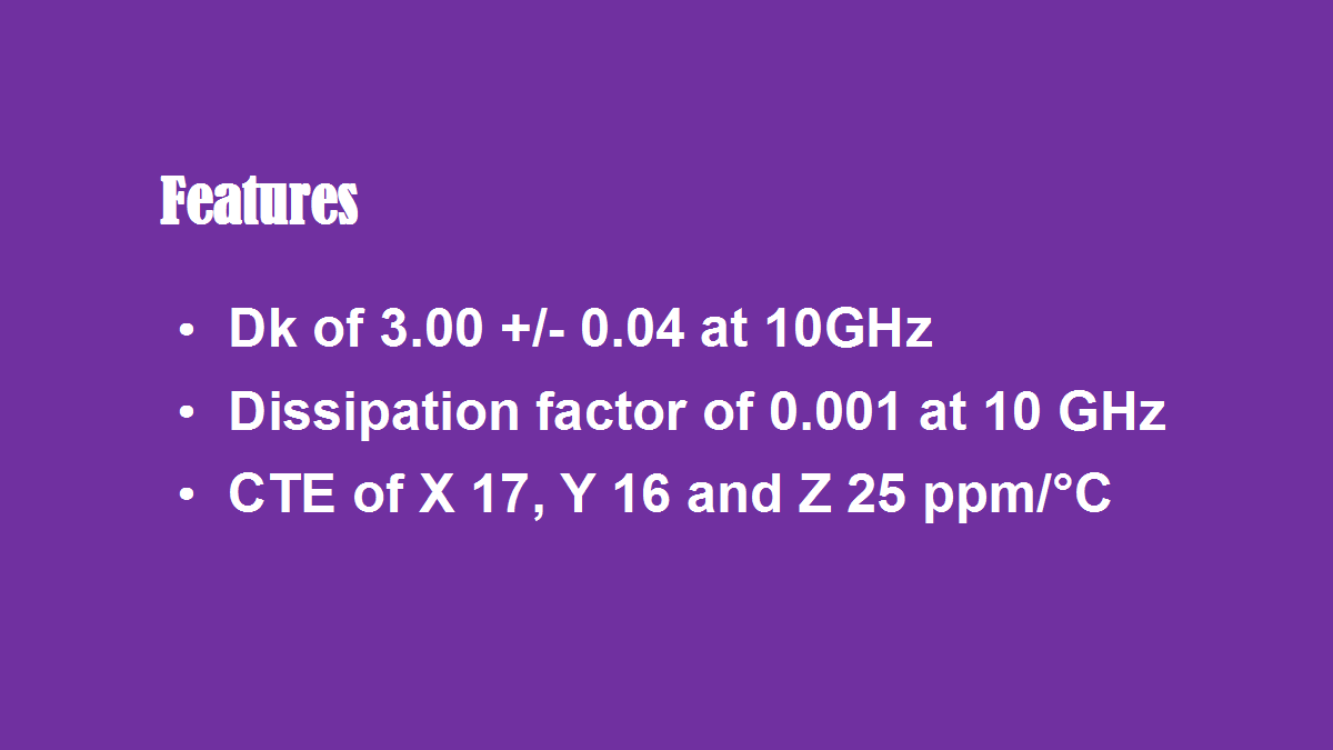 RO3003 Dk 3.00 High frequency PCB Single Sided, Double Sided, Multi-layer PCB
