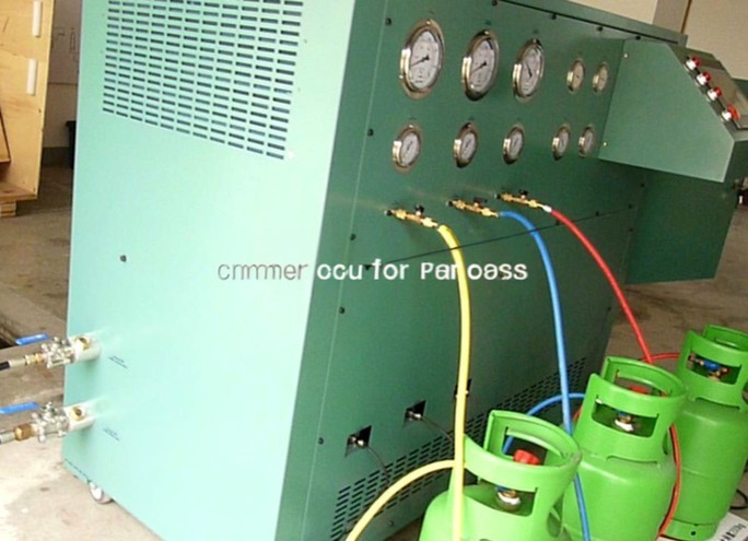 3-stage R404a refrigerant filling equipment R134a recovery charging filling machine gas charging station