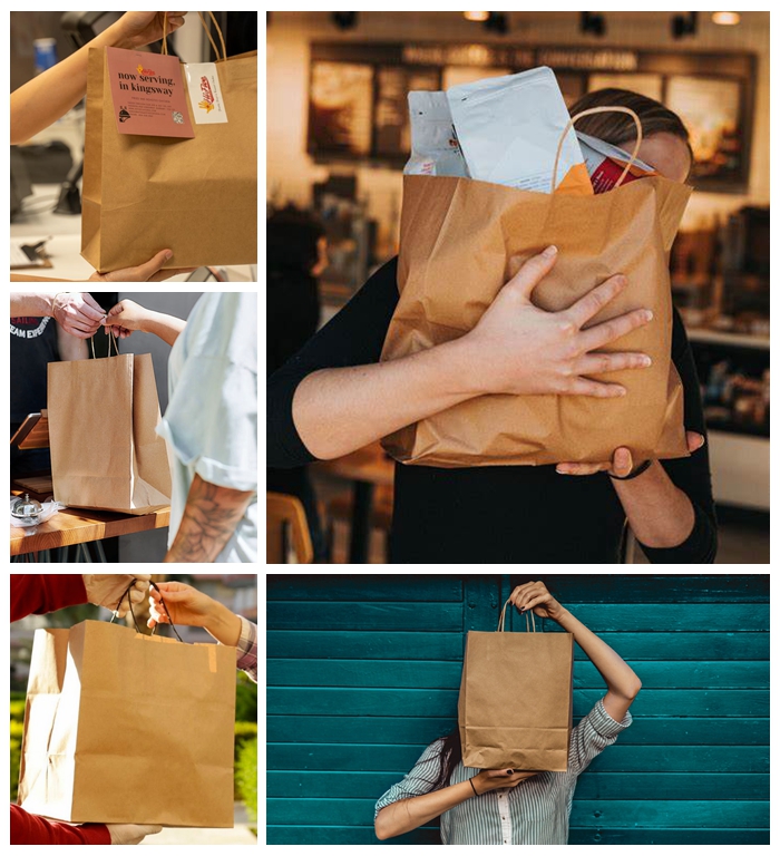 Durable 90gsm Natural Brown Kraft Paper For Shopping Bags 900 x 1200mm