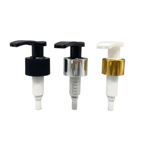 24/410 Gold Aluminum closure 28/410 Silver Aluminum closure lotion pump twist