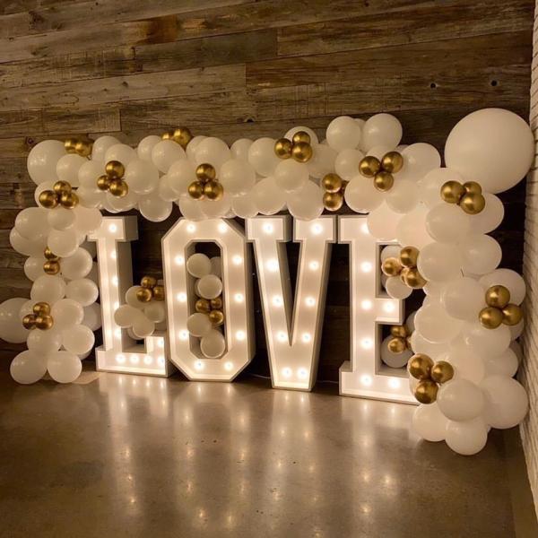 Customized Marquee Light Up Letters Neon Sign for Your Wedding A Match Made in