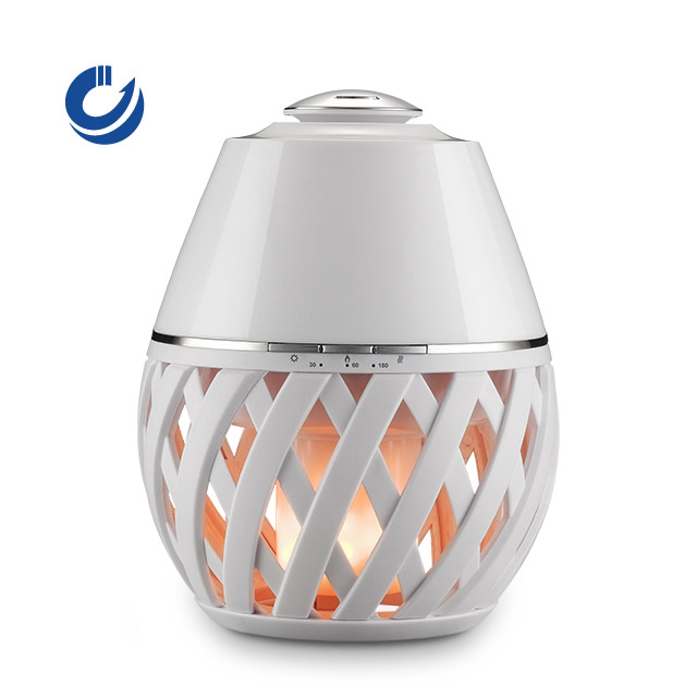 Compact Flame Light Portable 150ML Wood Aromatherapy Diffuser