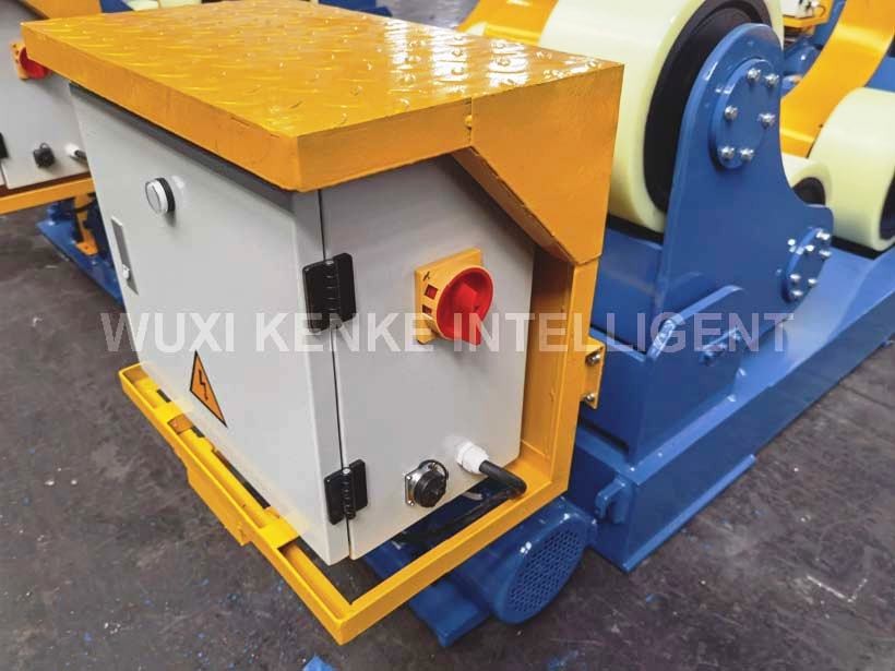 100 Ton Self Aligned Welding Rotator Factory Turning PU Roller
